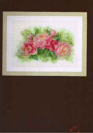 AANBIEDING LANARTE BORDUURPAKKET, BOUQUET OF PEONIES  170933