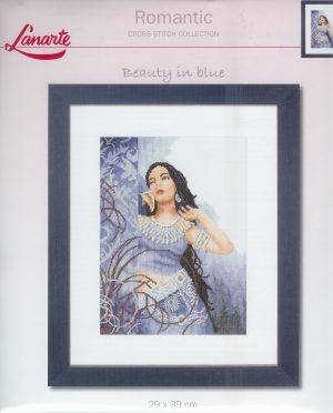 LANARTE BORDUURPAKKET, BEAUTY IN BLUE 35068 A  op=op