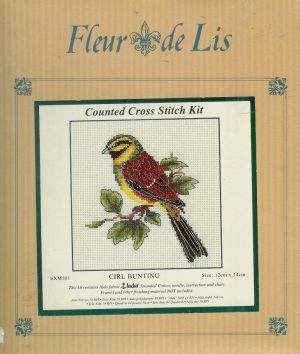 FLEUR DE LIS  BORDUURPAKKET , CIRL BUNTING