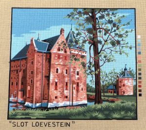 VOORBEDRUKT BORDUURSTRAMIEN   SLOT LOEVESTEIN