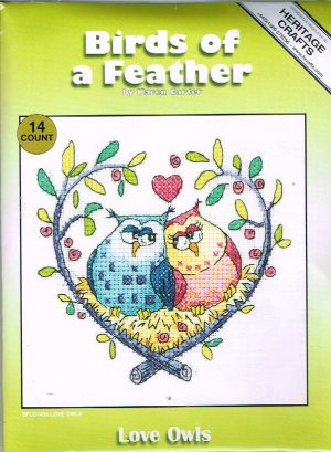 HERITAGE CRAFT BORDUURPAKKET  LOVE OWLS  1435 A