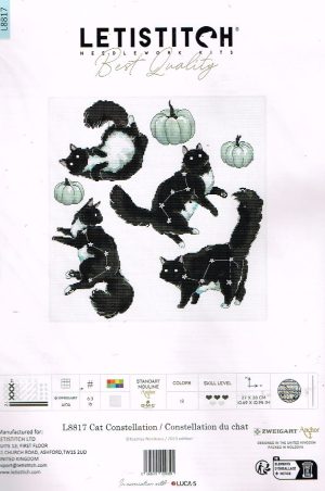 LETISTITCH BORDUURPAKKET, CAT CONSTELLATION  L 8817