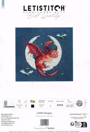 LETISTITCH BORDUURPAKKET, DRAGON  , DRAAK  L 8800